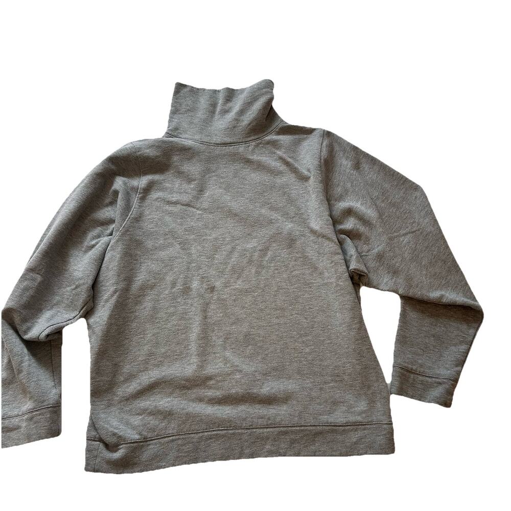 ZARA Trafaluc Oversize High Mock Neck Sweater Gray Sz Small minimalist pullover